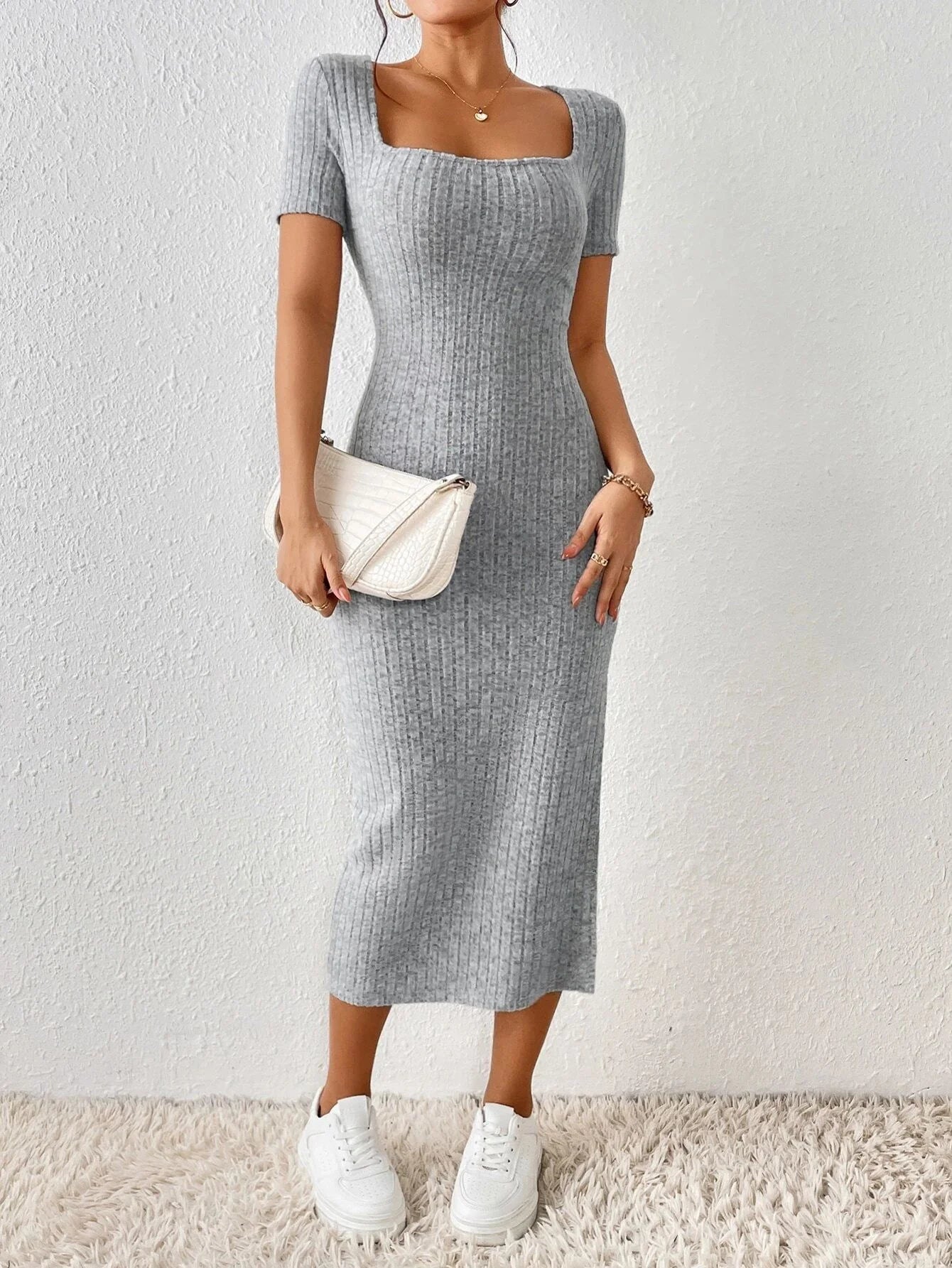 Summer Style Knitted Dress