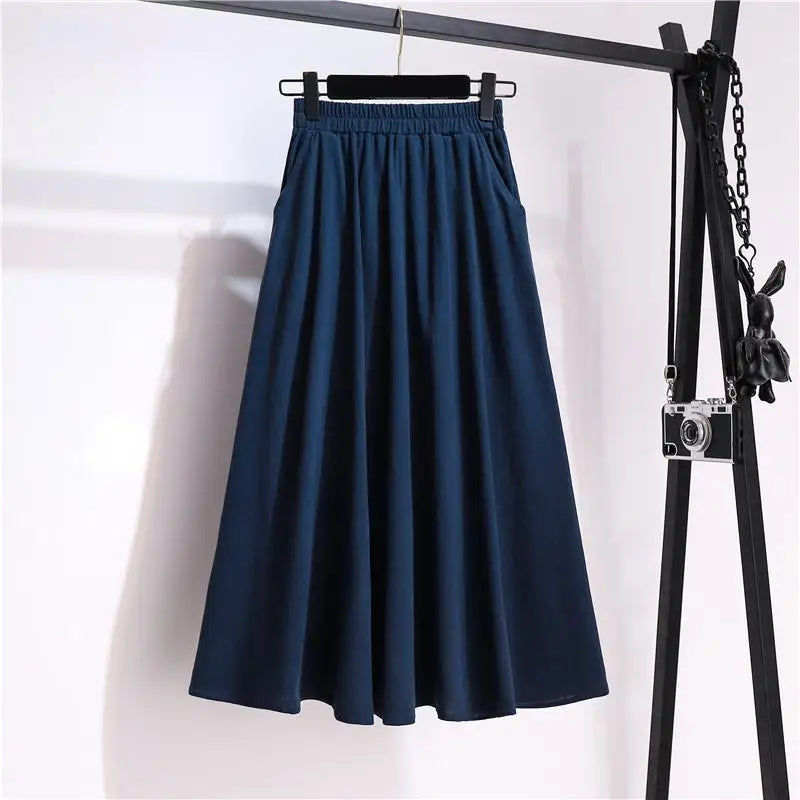 Cotton Linen Skirt