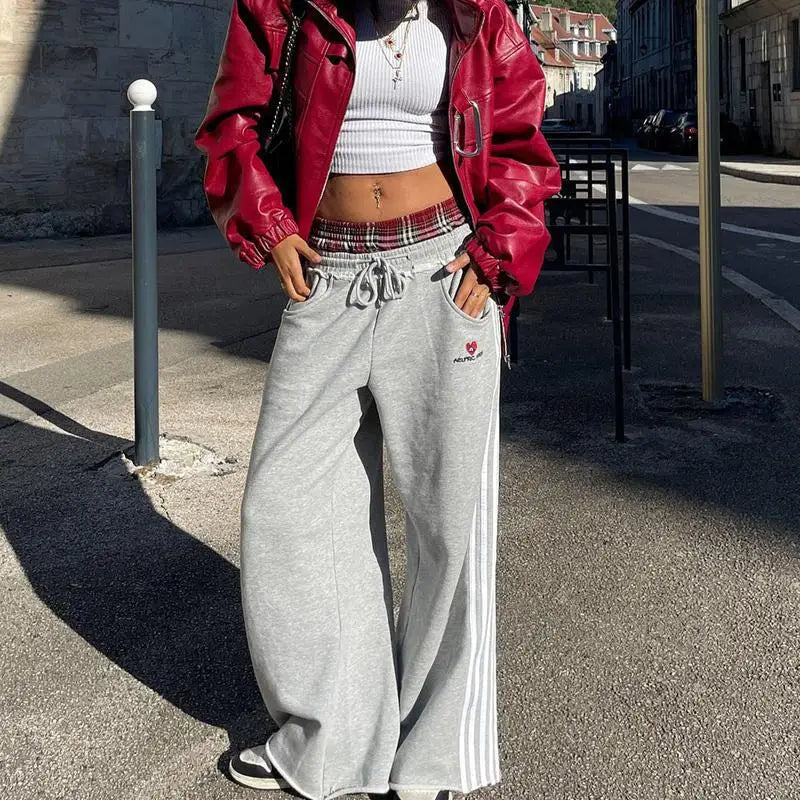 American Retro College Style Loose Fit